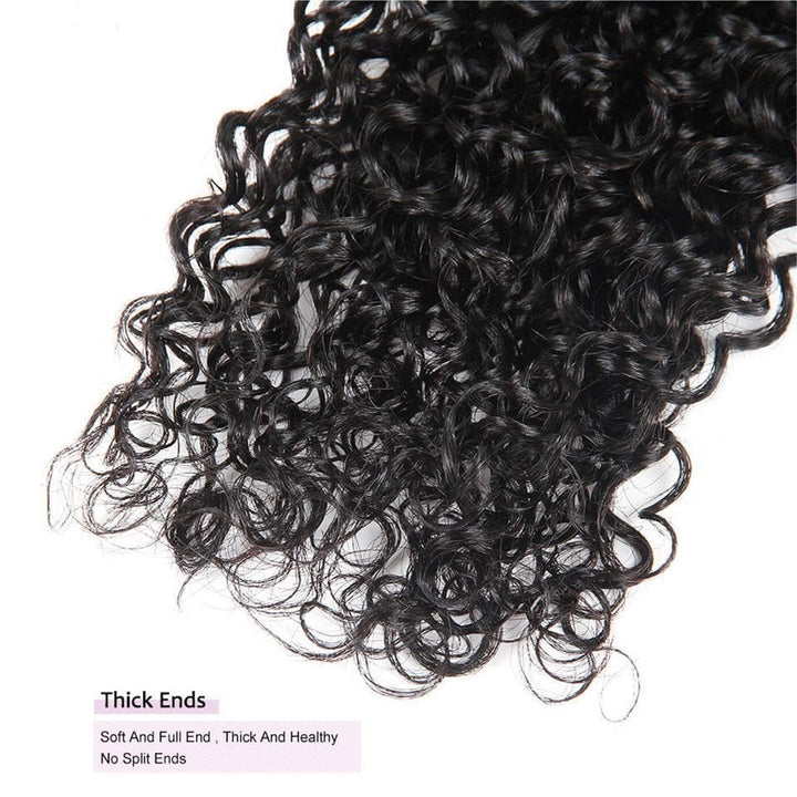 lumiere Hair Malaysian Deep Wave 4 Bundles Virgin Human Hair Extension - lumiere Hair
