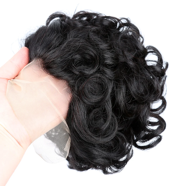 Ship In 24Hours-Lumiere Pixie Cut Short Bob Water Curly 13X1 HD Transparent Lace Frontal Human Hair Wig For Women