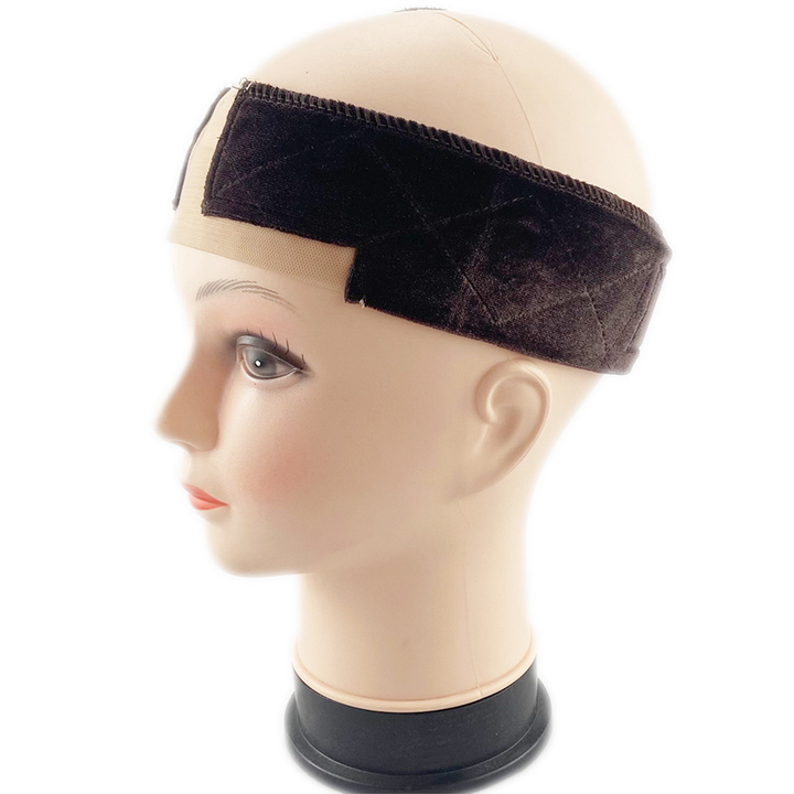 Adjustable Soft Velvet Women Lace Wig Grips Lace HeadBand With Double Sided