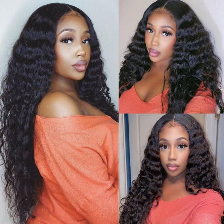 Loose Deep Wave Lace Closure & frontal Wigs Virgin Human Hair - Lumiere hair