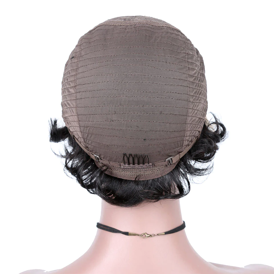 Ship In 24Hours-Lumiere Pixie Cut Short Bob Water Curly 13X1 HD Transparent Lace Frontal Human Hair Wig For Women
