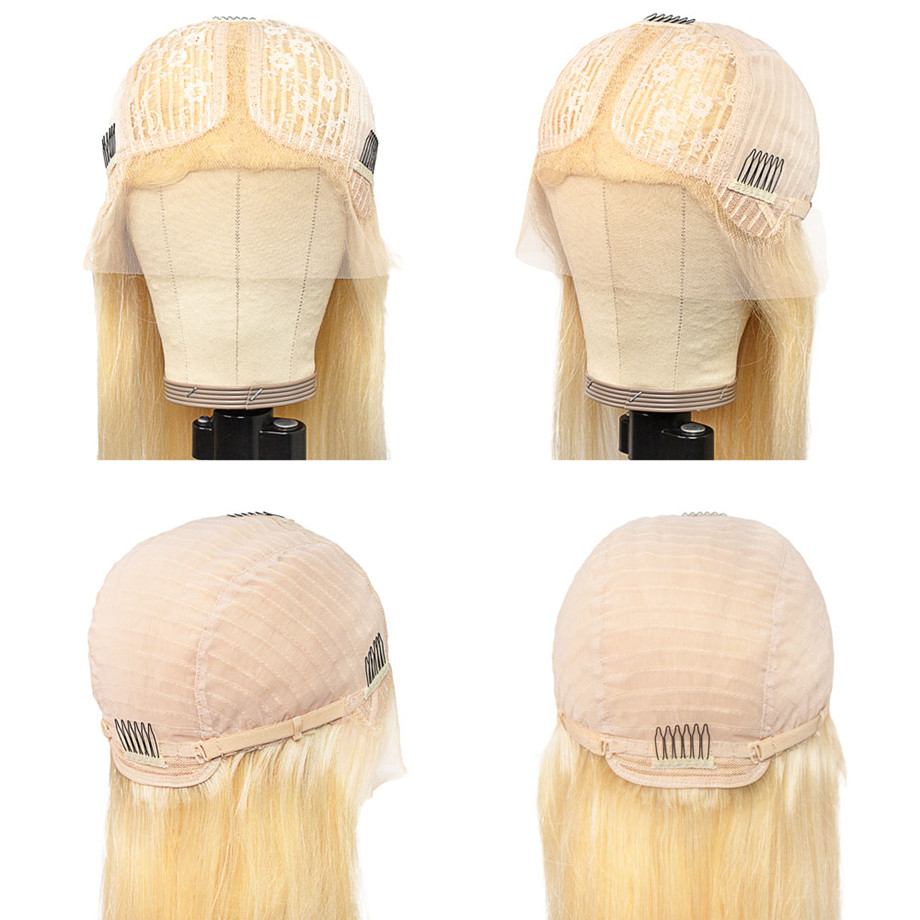 Lumiere Hair 613 Blonde Straight T Part Lace Wigs With Baby Hair