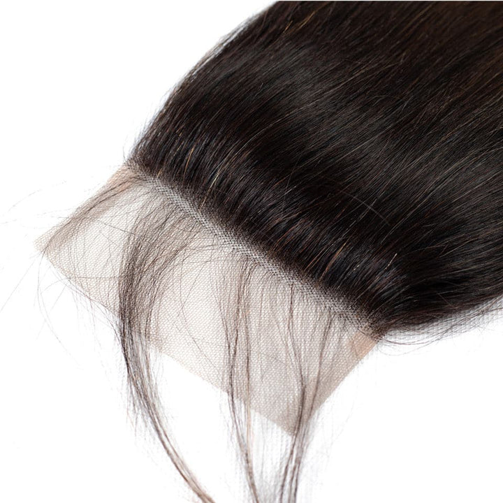 lumiere 1B/27 Ombre Straight Hair 4 Bundles With 4x4 Closure Pre Colored human hair - Lumiere hair
