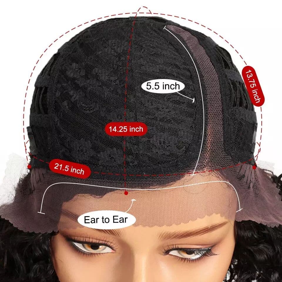 Ship In 24Hours-Lumiere Curly Hair Ombre Colored T/27 Short Pixie Cut Wig For Women 13x4x1 Side Part Wigs