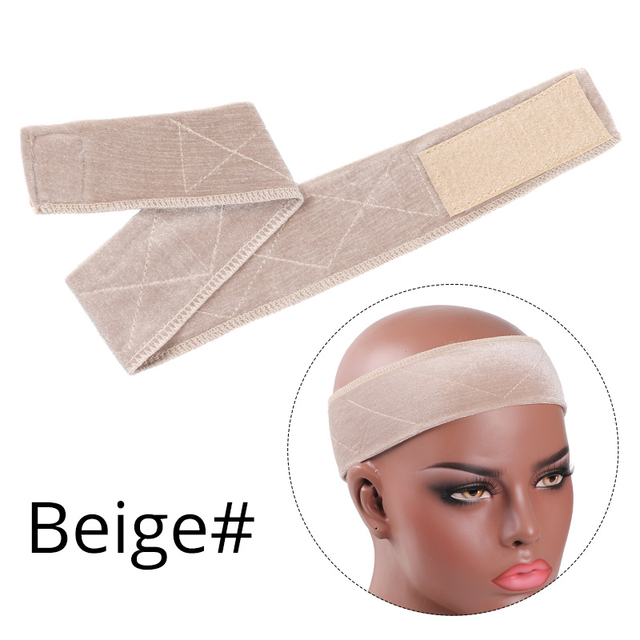 Lumiere Adjustable Soft Velvet Women no-Lace Grips Headband Hair Scarf Band Non-Slip