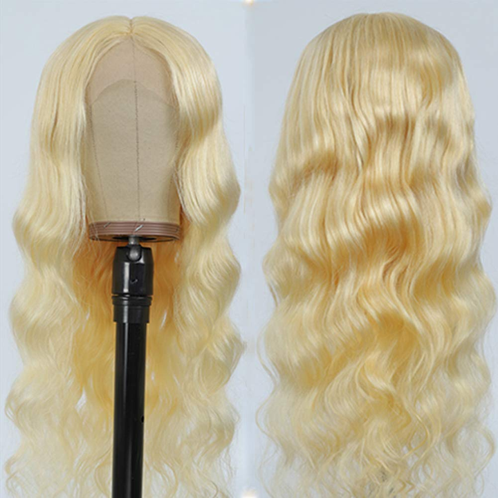 613 Blonde Body Wave 13x4 HD Lace Front Wigs transparent lace with baby hair - Lumiere hair