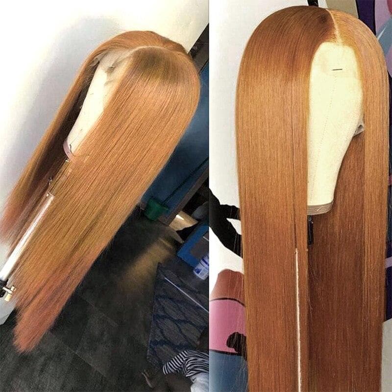 lumiere #30 Straight 4x4/5x5/13x4 Lace Closure/Frontal 150%/180% Density Wigs For Women Pre Plucked - Lumiere hair