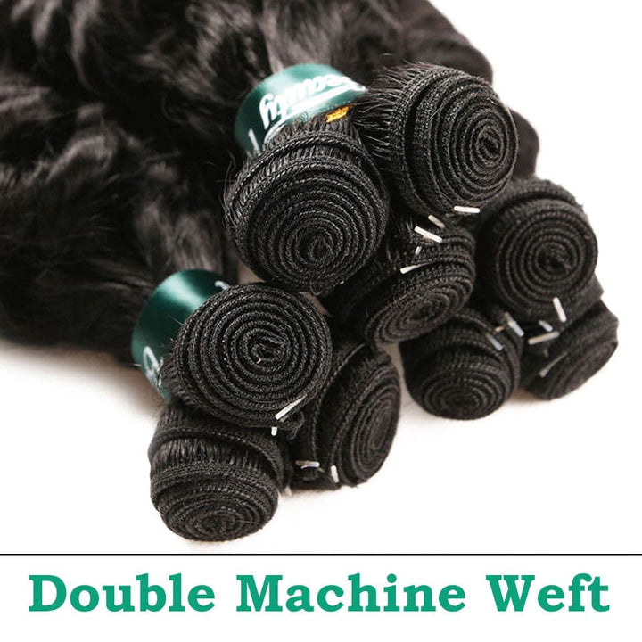 3 Bundles 10A Funmi Loose Wave Hair Bundles de cheveux humains Couleur naturelle