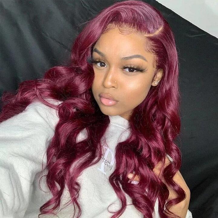 #99J Body Wave 13x4 Lace Frontal 180% Density Wigs For Women