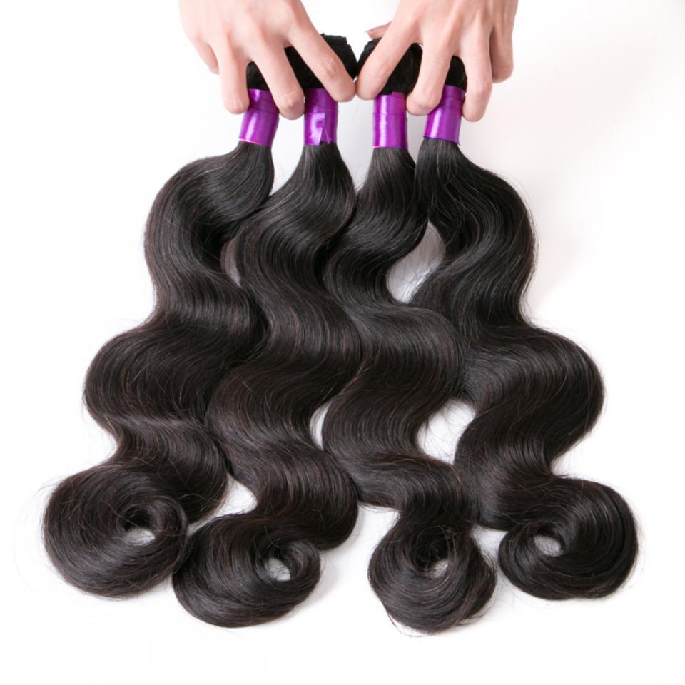 4 Bundles Brazilian Body Wave Virgin Human Hair Extension 8-40 inches - Lumiere hair