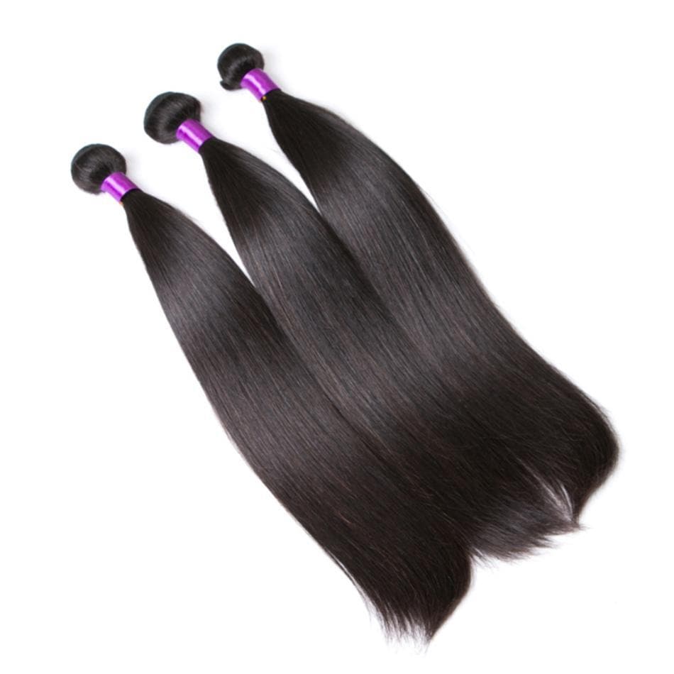 lumiere Hair 3Bundles Peruvian Straight Virgin Human Hair Extension - lumiere Hair