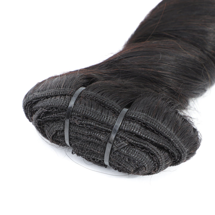 Loose Wave Clip In Human Hair Extensions Natural Color 8 / 10 Pieces / Set 120G /160G