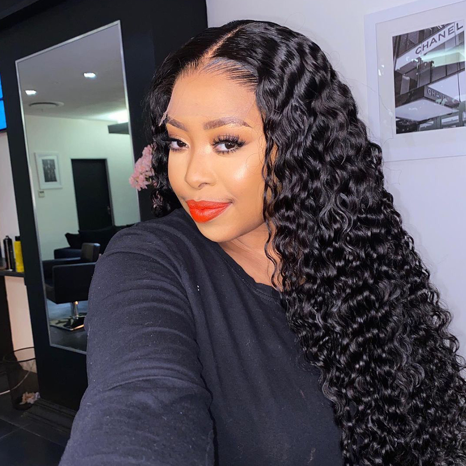 Deep Wave HD Lace Closure / Frontal Wig Virgin Human Hair