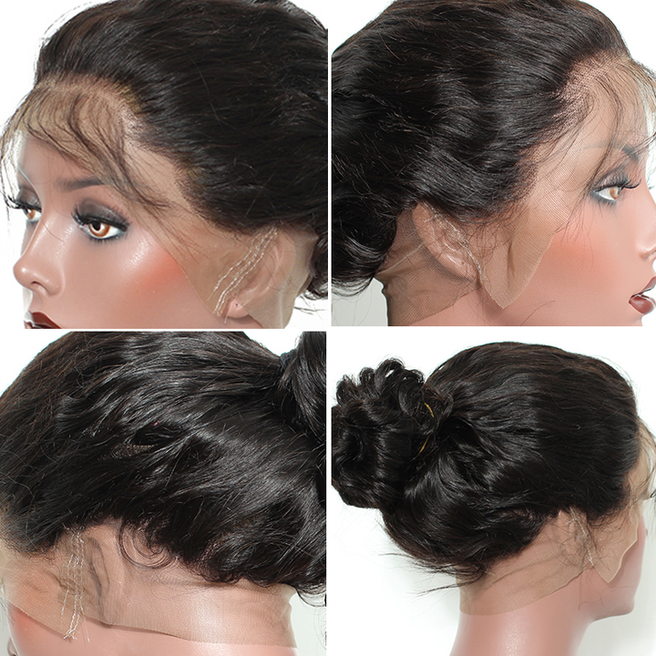 Lumiere Kinky Curly 150% Density Realistic Human Hair Full Lace Wigs