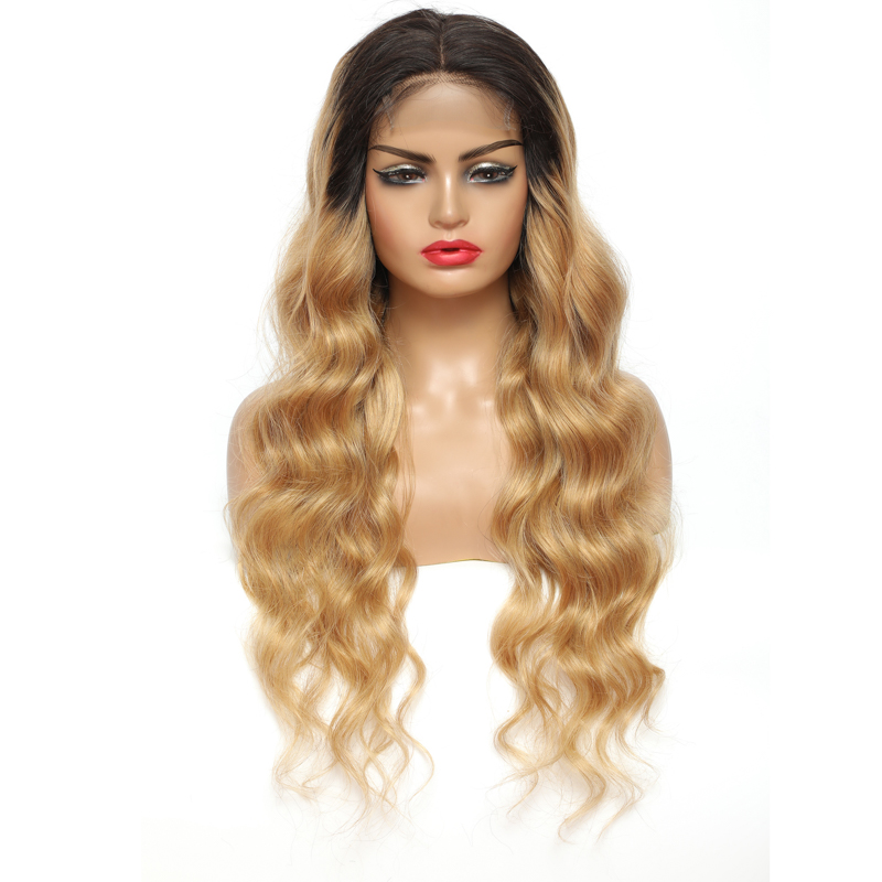 Lumiere 1B/27 Ombre Body Wave 4x4/5x5/13x4 Lace Closure/Frontal 150%/180% Density Wigs For Women Pre Plucked