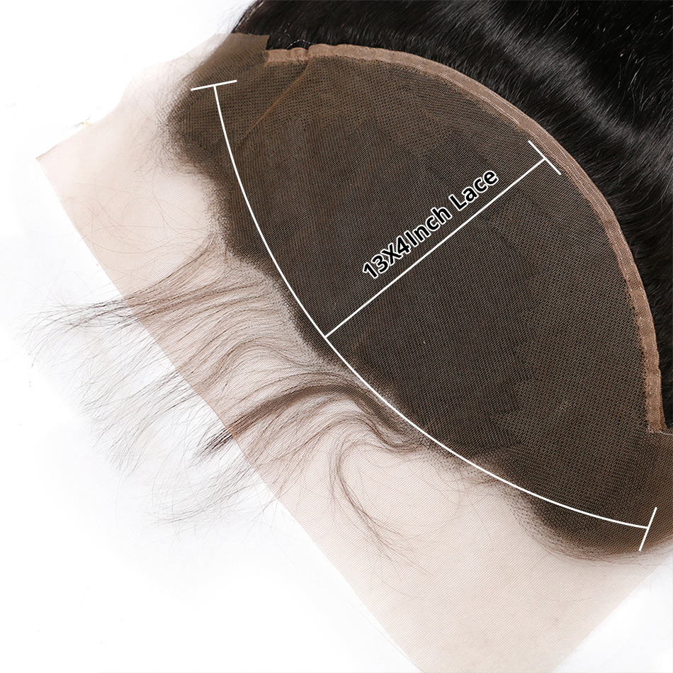 Brésilien Droit 3 Bundles Avec 13x4 Frontal 30 40 Pouces Remy Hair Extension