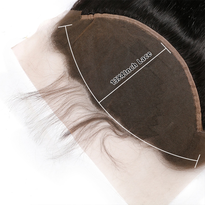 (B1) Brazilian Straight 3 Bundles With 13x4 Frontal 30 40 Inch Remy Hair Extension