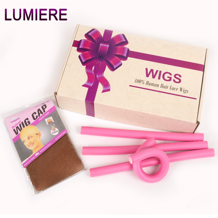 Lumiere Kinky Straight Lace Frontal Human Hair Wigs Pre-Plucked 150% Density - Lumiere hair