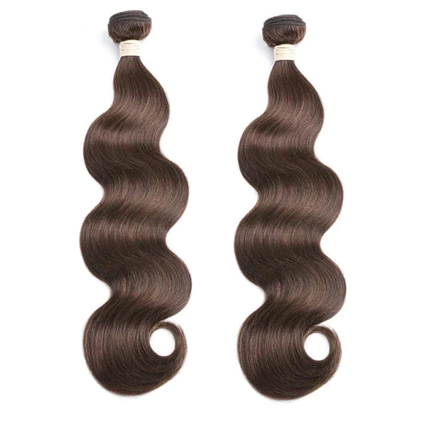 lumiere Chocolate Color Brown 1 Piece Body Wave Bundle 100% Virgin Human Hair Extension