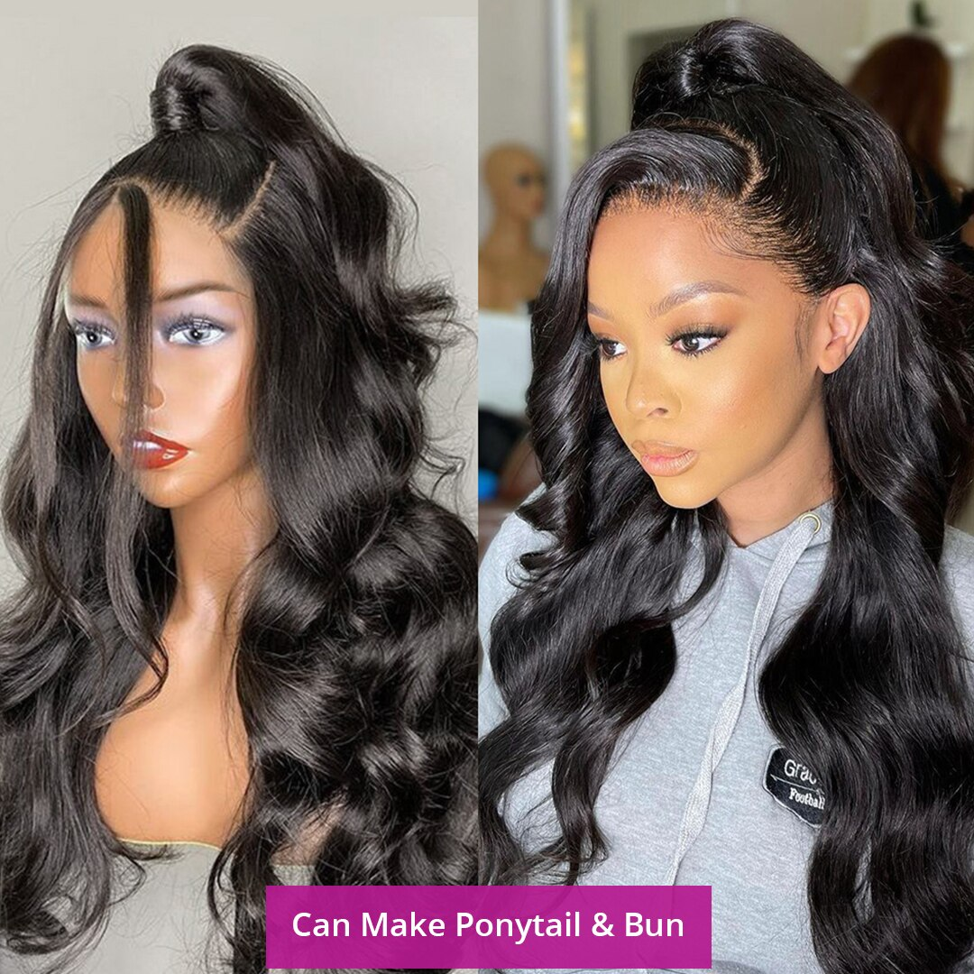 360 HD Lace Frontal Body Wave Wig For Women Brazilian Hair