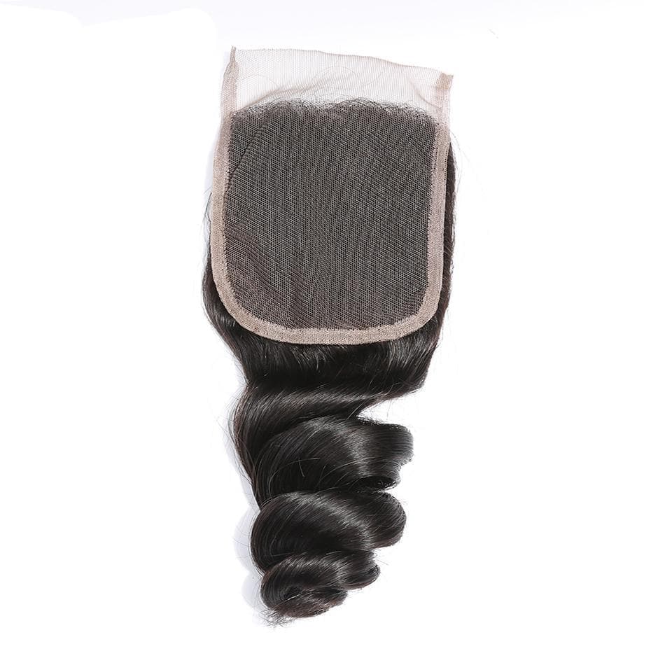 lumiere Hair 1 Piece Loose Wave Virgin Human Hair 4x4 Lace Closure - Lumiere hair