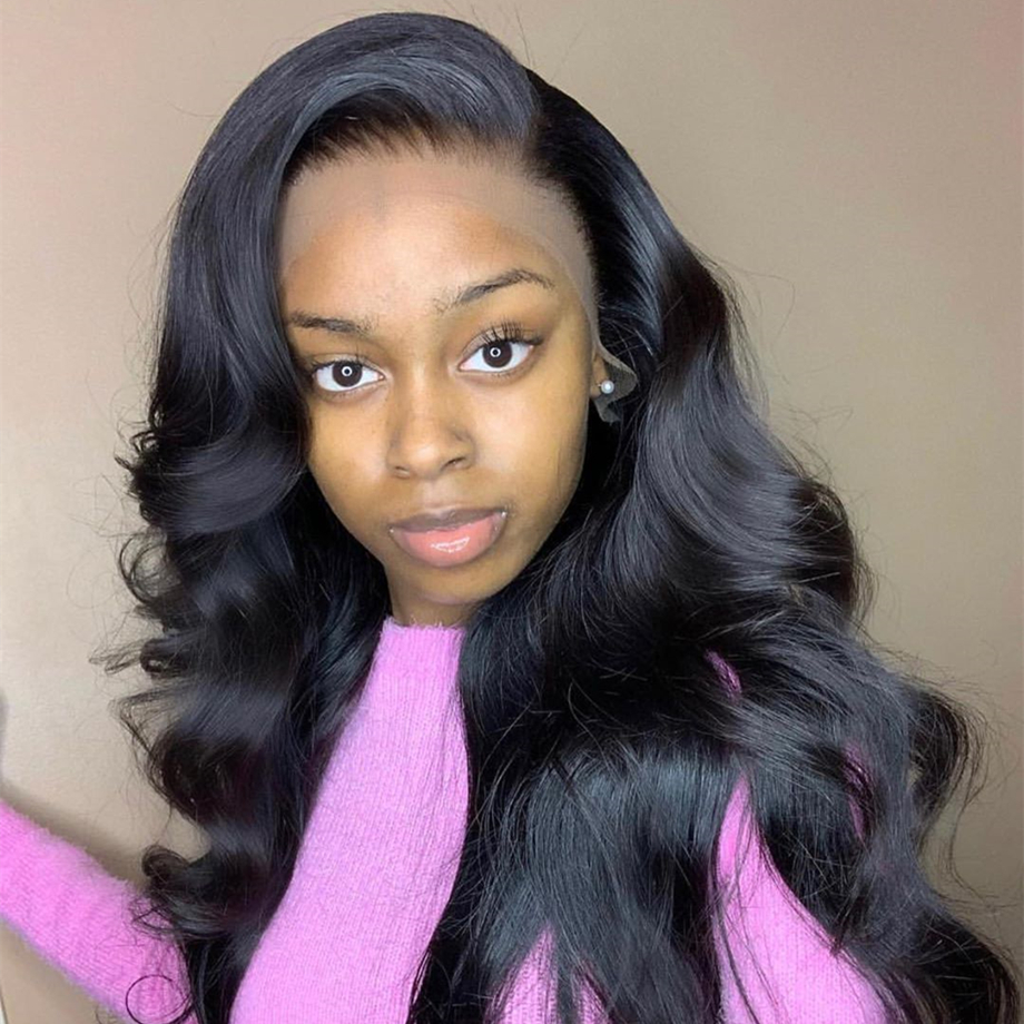 Lumiere Body wave Full Lace human hair Wigs With Baby Hair