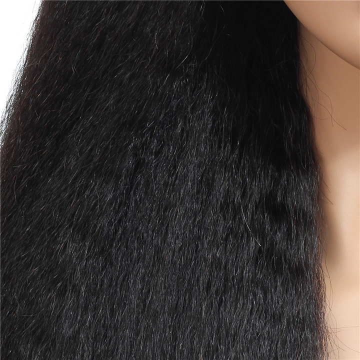 Lumiere Kinky Straight Lace Frontal Human Hair Wigs Pre-Plucked 150% Density - Lumiere hair