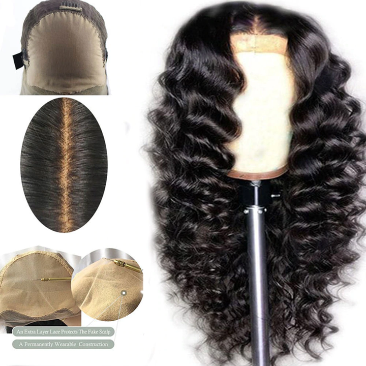 Lumiere Loose Wave 13*6 Lace Frontal Wigs Virgin Human Hair pre plucked