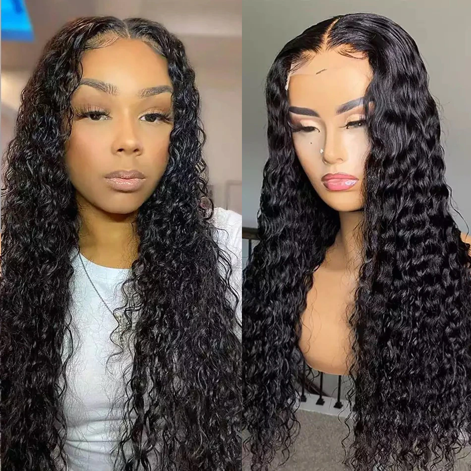 Lumiere Kinky Curly 150% Density Realistic Human Hair Full Lace Wigs