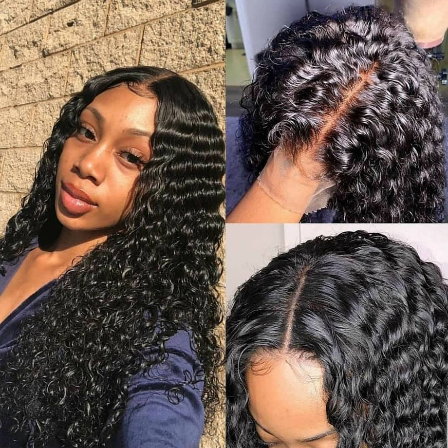Lumiere Hair Deep Wave Realistic Full Lace  Human Hair Wigs