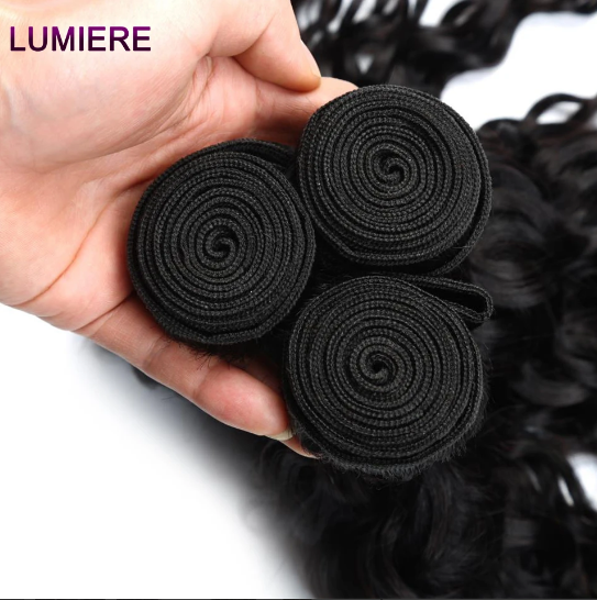 lumiere 2 Bundles water wave Virgin Human Hair Extension - Lumiere hair