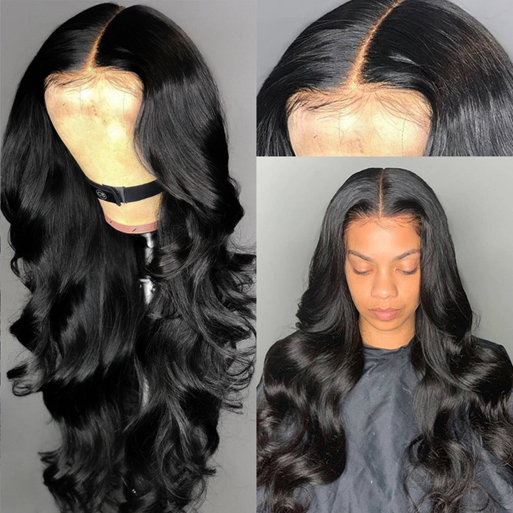 Lumiere Body wave Full Lace human hair Wigs With Baby Hair