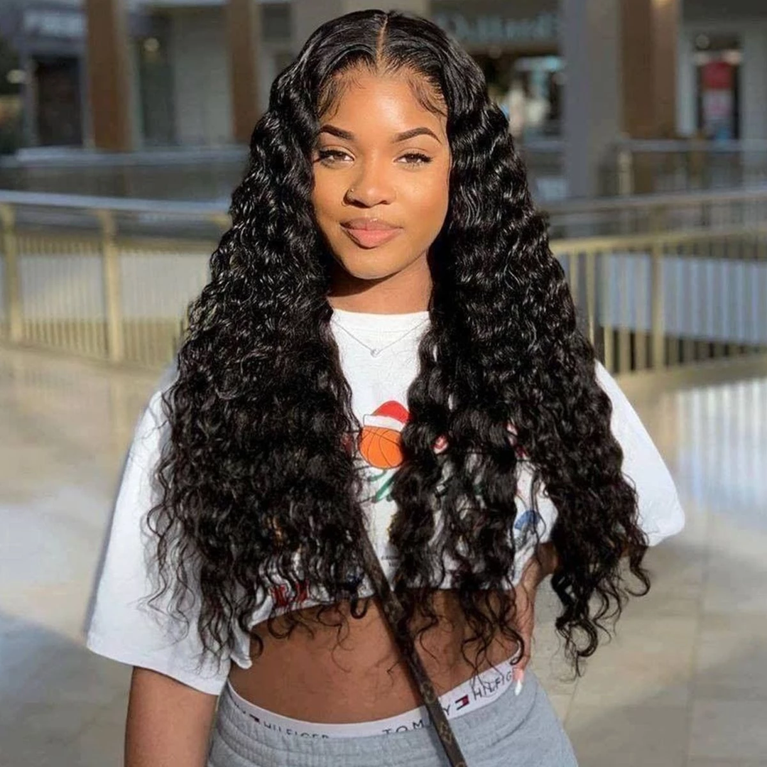 Lumiere Hair Deep Wave Realistic Full Lace  Human Hair Wigs