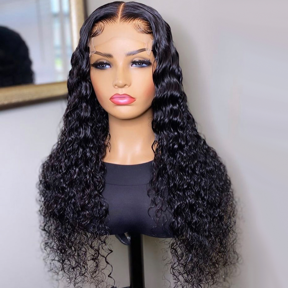 Deep Wave HD Lace Closure / Frontal Wig Virgin Human Hair