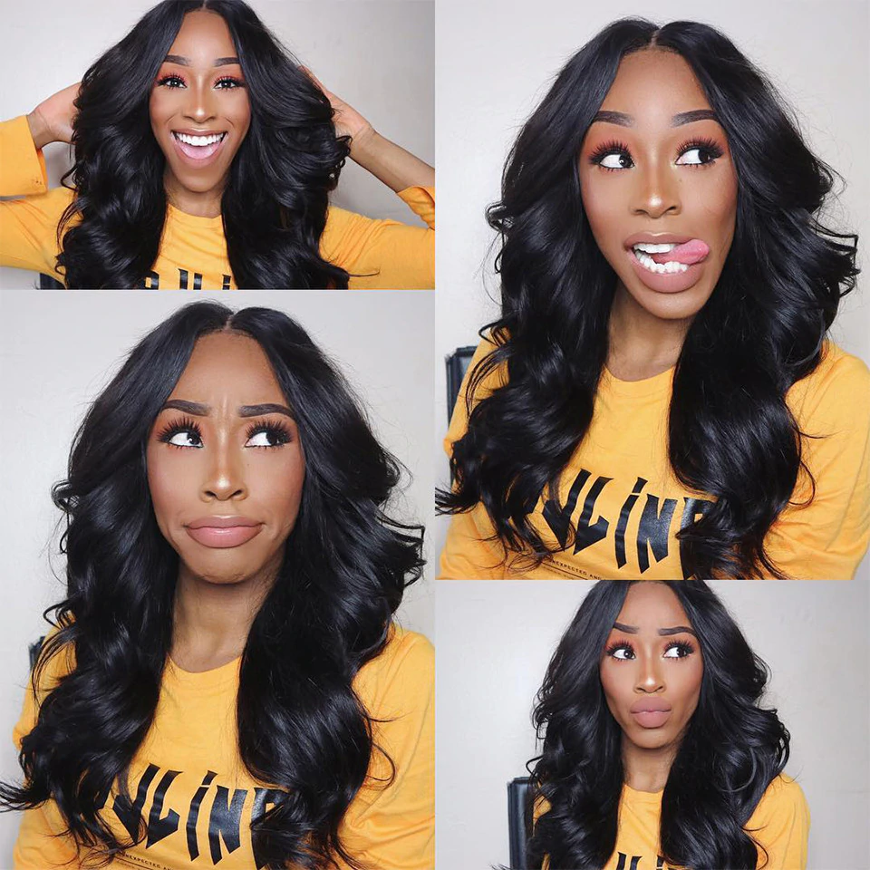 Body Wave 4 Bundles With Closure 5x5 lace 100% virgin human hair