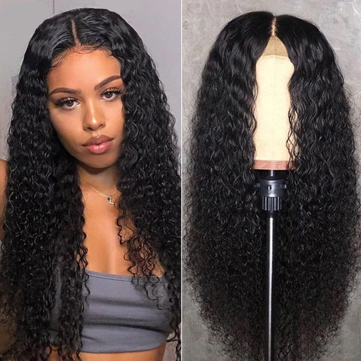 Lumiere Kinky Curly Lace Frontal / Closure Wigs Virgin Human Hair With Baby Hair - Lumiere hair