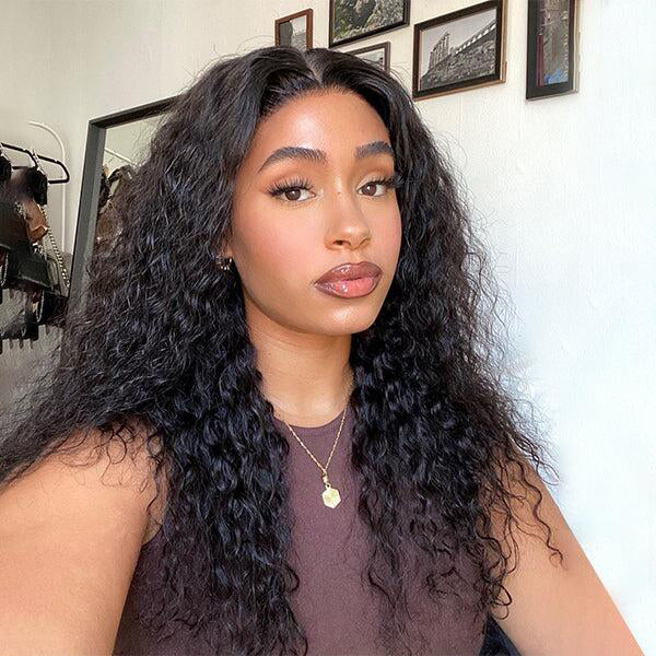 Lumiere 3D Dome Cap Water Wave Ready To Go Glueless HD 4X6 Lace Pre-Cut Closure Human Hair Wig