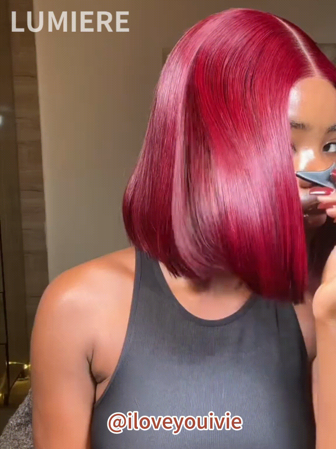 blunt cut bob wig