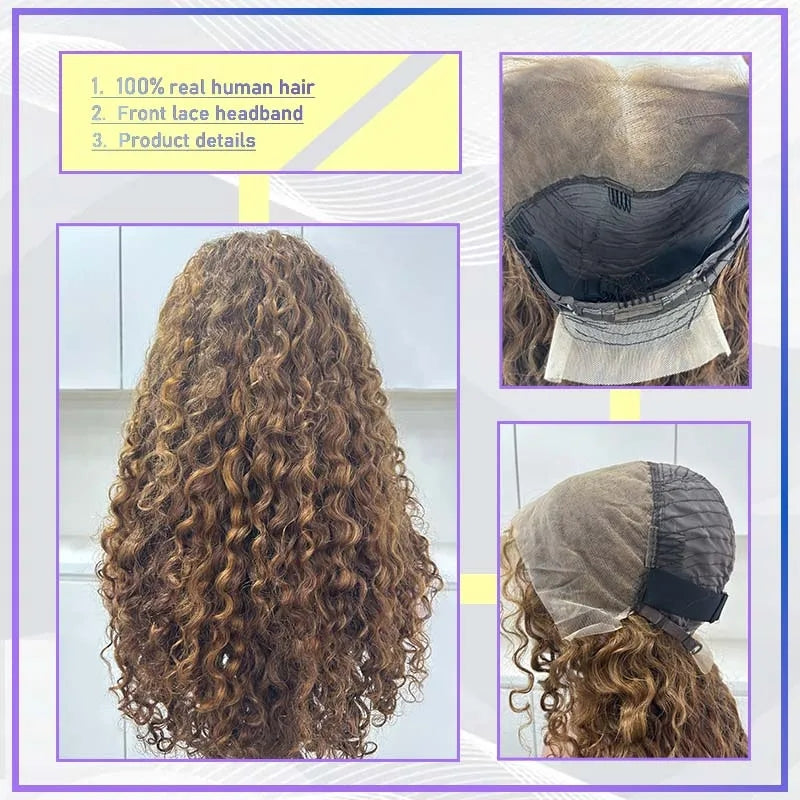 Customized 13x4 Lace Front Brazilian Wigs 250% Density Sexy Women Waves Wigs Human Hair | Lumiere