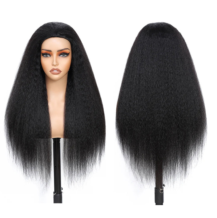 Perruque brésilienne de cheveux humains sans colle U Part Water Wave 