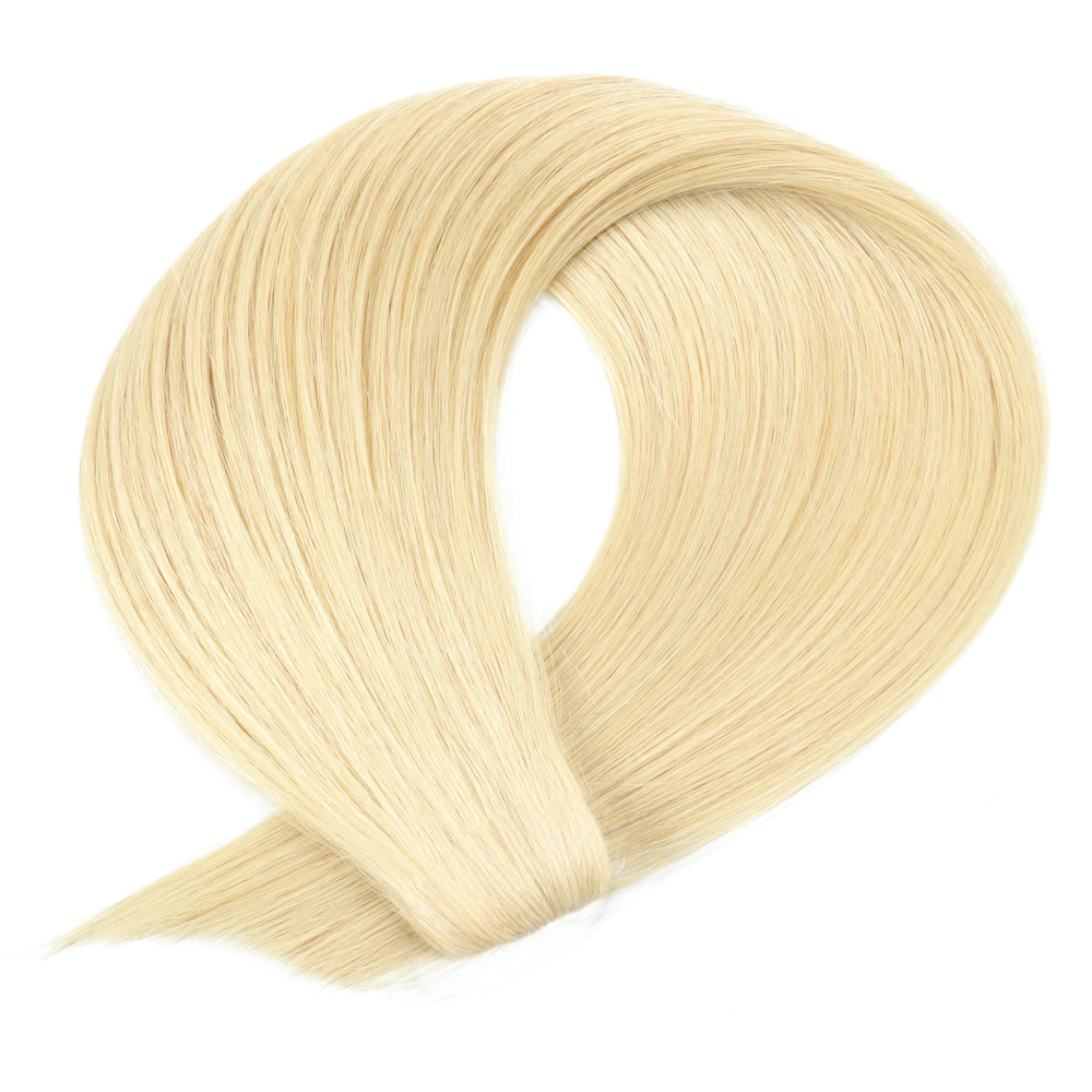 #2 Straight 5 Clips One Piece Extensions de Cheveux Humains Real For Women 