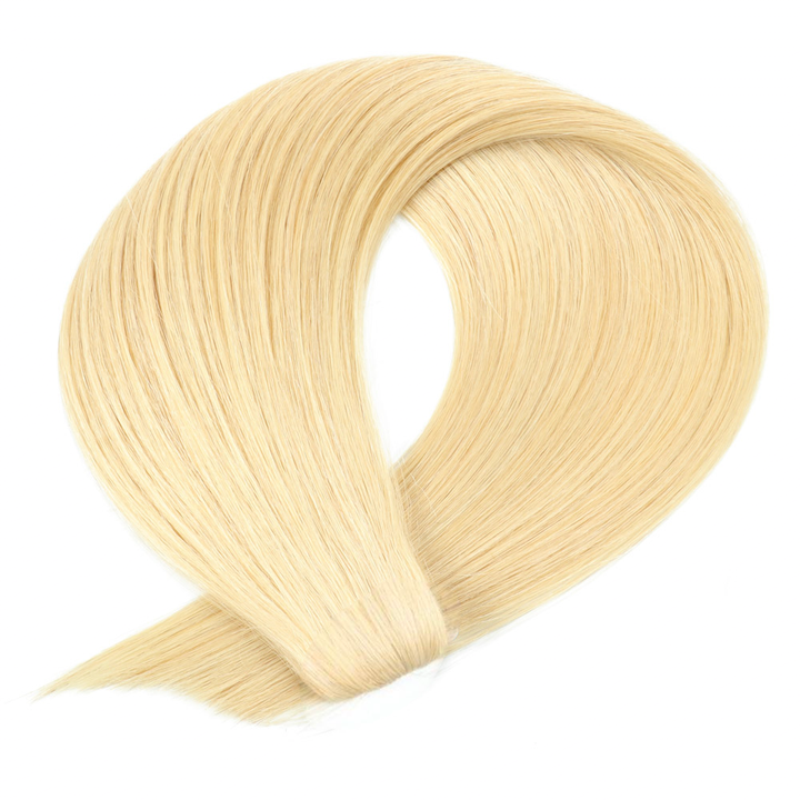 #2 Straight 5 Clips One Piece Extensions de Cheveux Humains Real For Women 