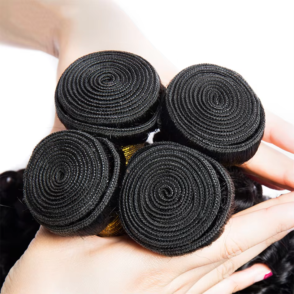 (B1) Peruvain Body Wave 4 Bundles Extension de Cheveux Humains 8-40 pouces