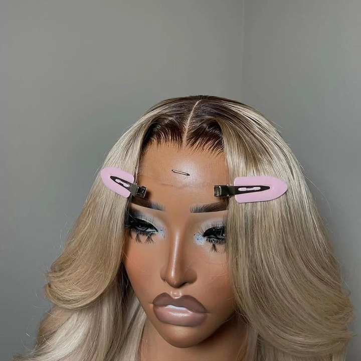 28''=$194 Root4/613 Body Wave Wig 13x4 Transparent Lace Frontal Human Hair Wigs 180% Density Wigs For Women (No Code Need)