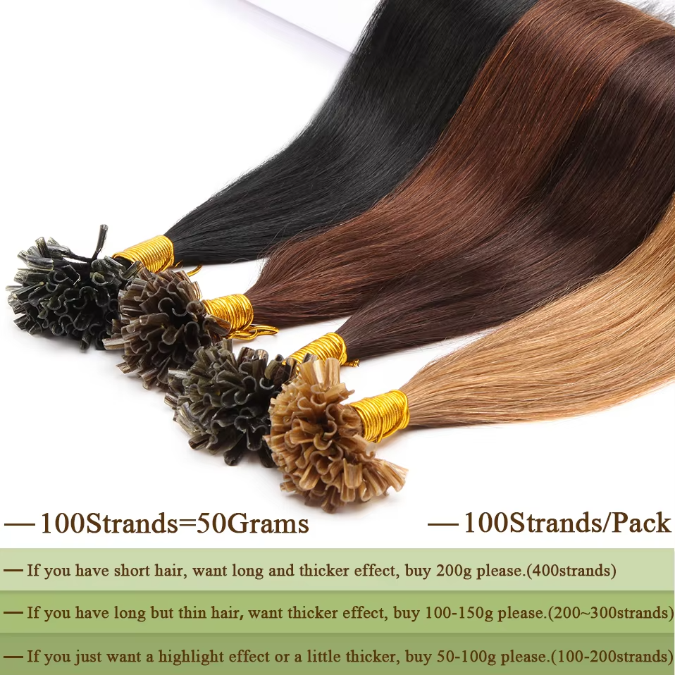Color Hair #4 Tape In Hair Extensions Cheveux Raides Vierges Humains 20 pcs/1pack 100% Cheveux Humains 