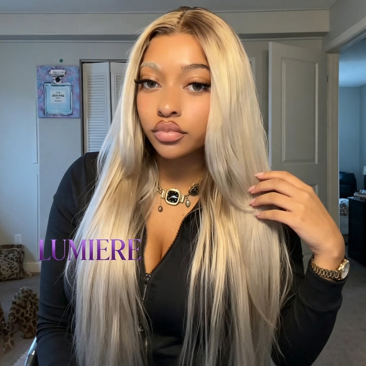 Lâche Deep Wave HD Transparnet Lace Frontal Perruques de Cheveux Humains pour les Femmes Noires 