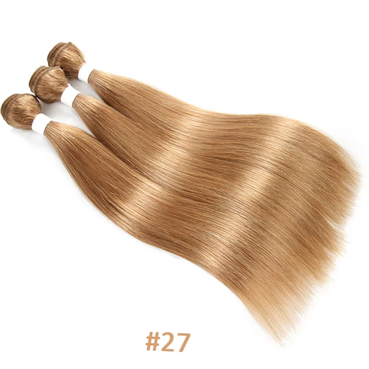 #4 Brown Body Wave 3 Bundles avec 4X4 Lace Closure 100% cheveux humains vierges 