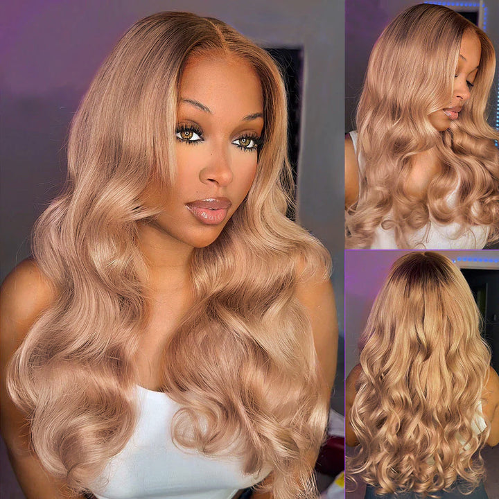 Lâche Deep Wave HD Transparnet Lace Frontal Perruques de Cheveux Humains pour les Femmes Noires 