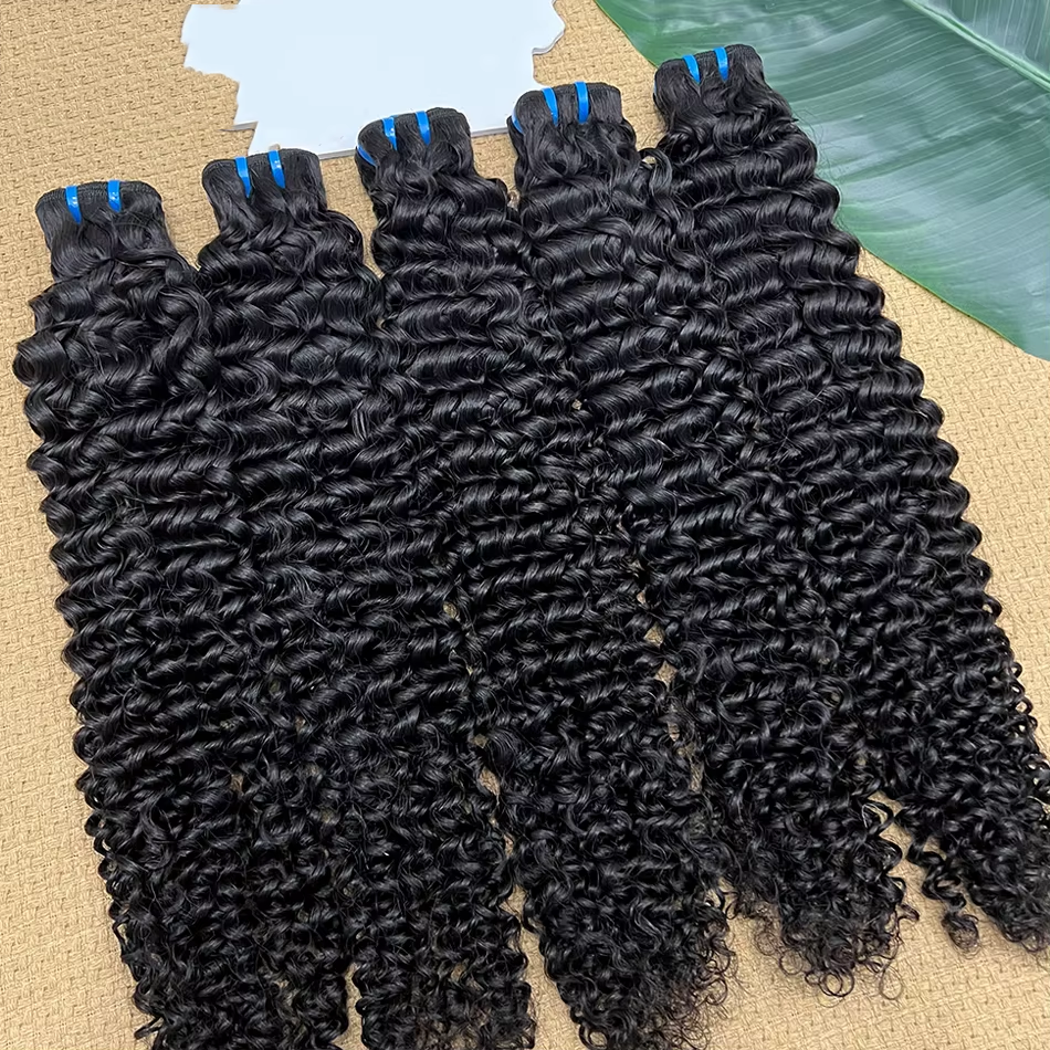 Lumiere 15A French Wave 100% Human Hair 4 Bundles for Women Brazilian Raw Hair Extensions