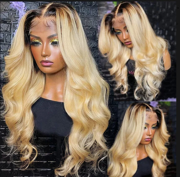 Lâche Deep Wave HD Transparnet Lace Frontal Perruques de Cheveux Humains pour les Femmes Noires 